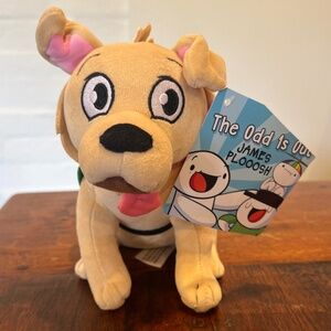 NWT The Odd 1s Out Plooosh James Service Dog Stuffed Animal Plush Toy